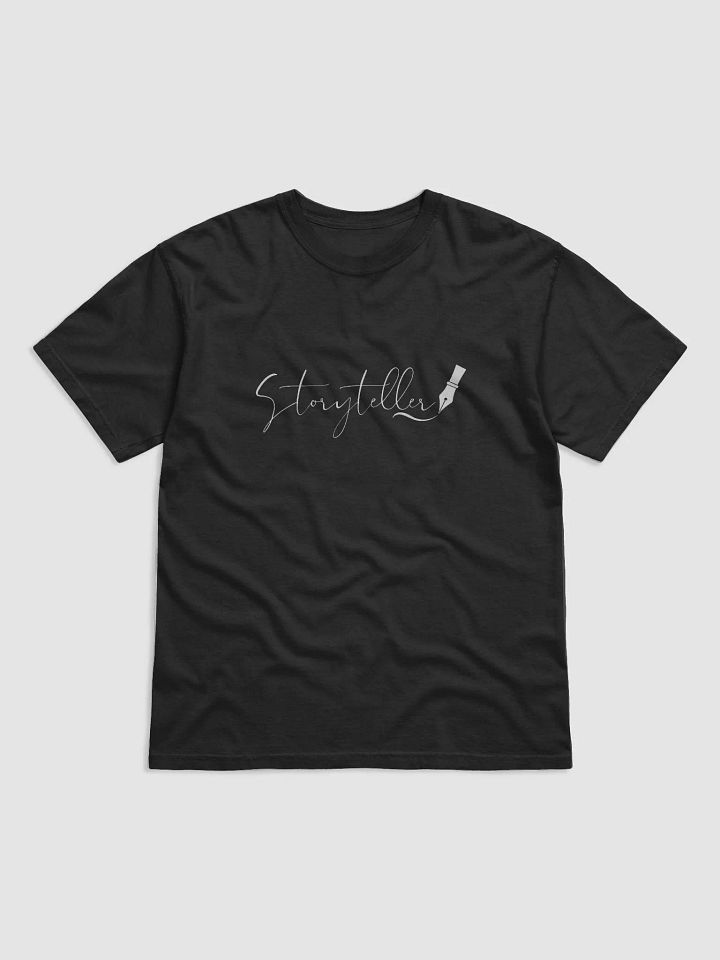 Storyteller - Heavyweight T-shirt - light grey text product image (1)