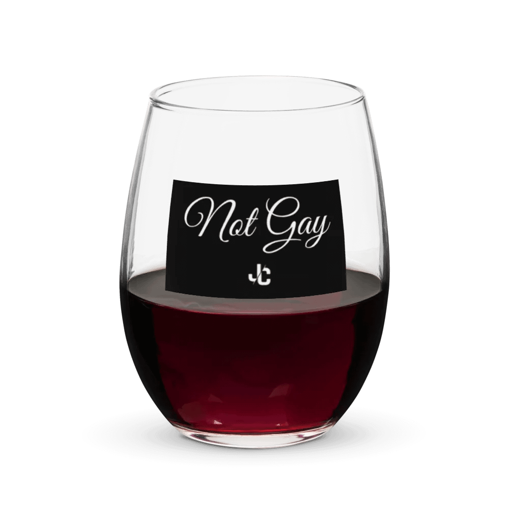 JC not gay glass product image (5)