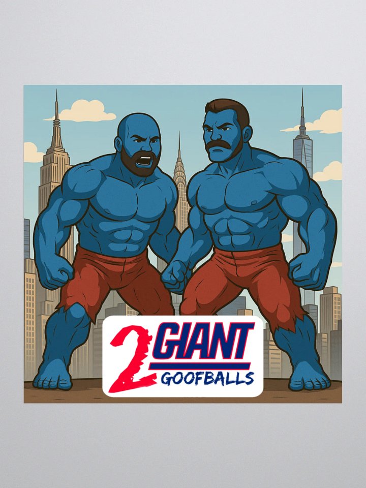 Two Giants in NYC Stickers product image (1)