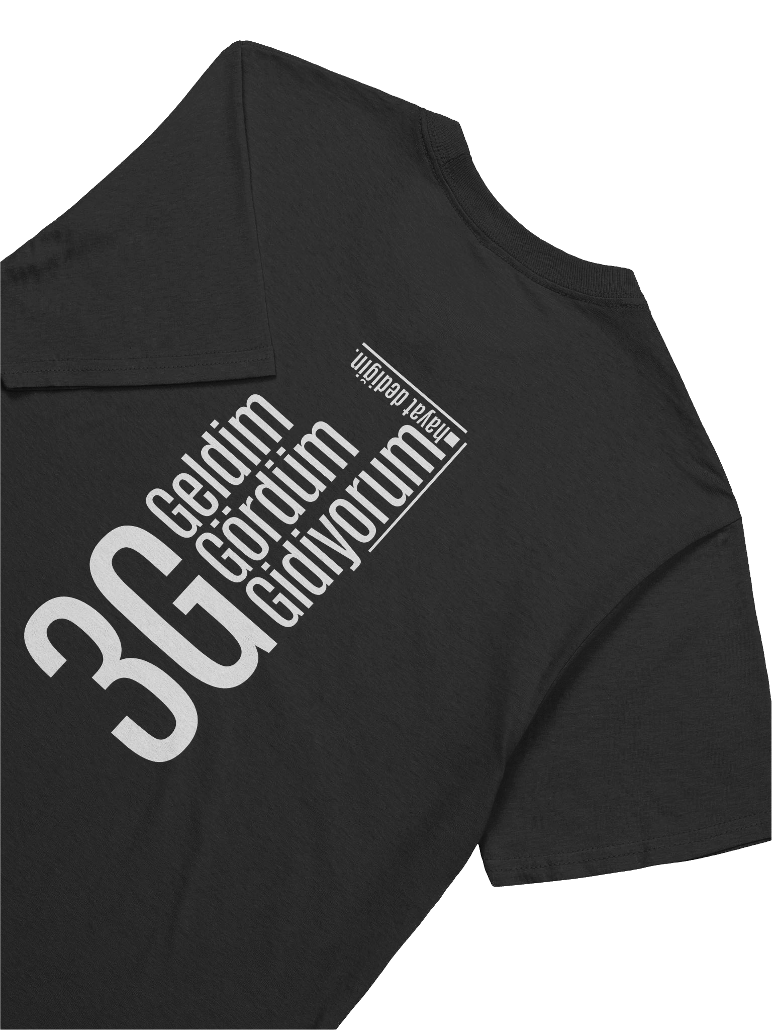 3G Minimalist Felsefe: "Geldim Gördüm Gidiyorum" Türkçe Tasarımlı Gildan Softstyle Unisex Yumuşak Tişört product image (8)
