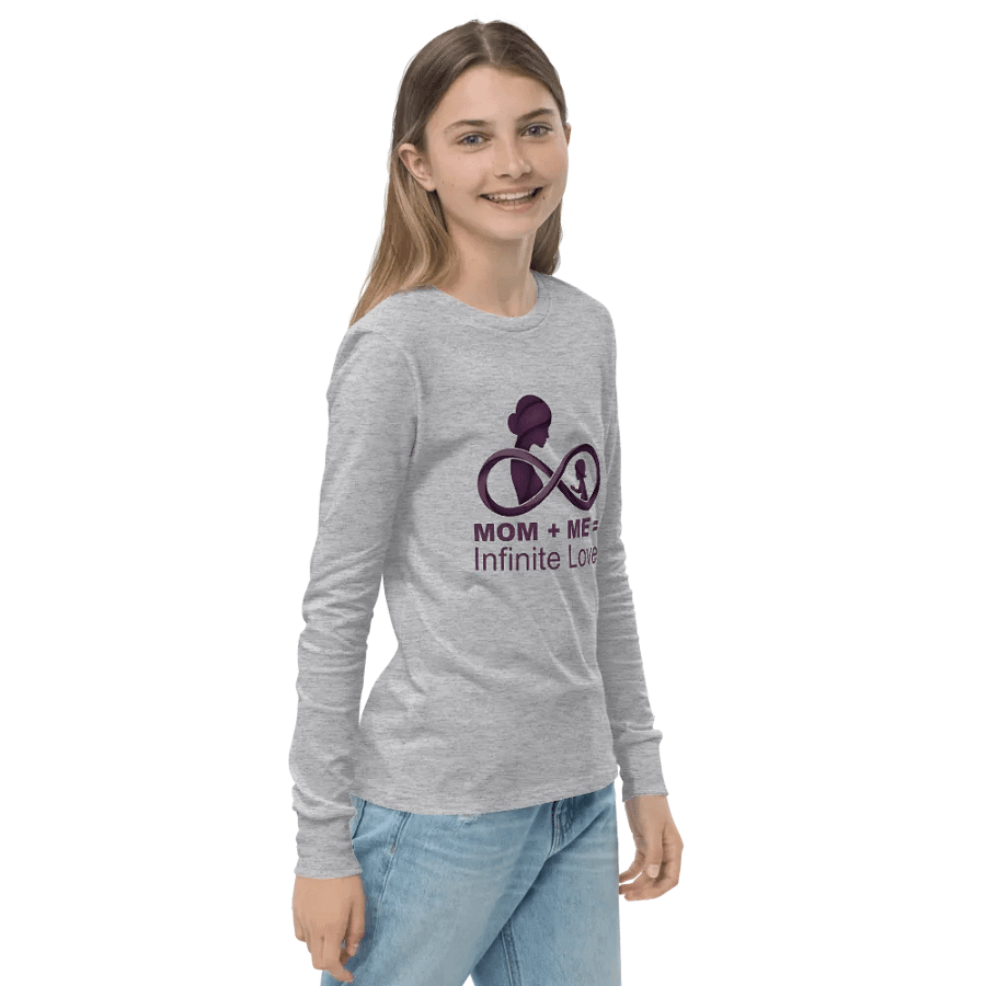Mom + Me = Infinite Love | Mother's Day Long sleeve T-Shirt for Moms & Kids product image (11)