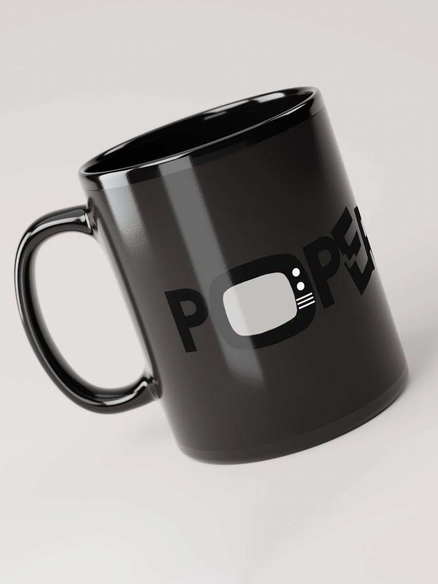 Poperratic - Black on Black Logo Mug product image (5)