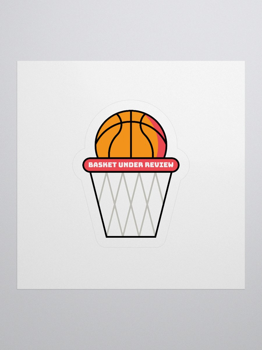 Basket Under Review Sticker product image (1)