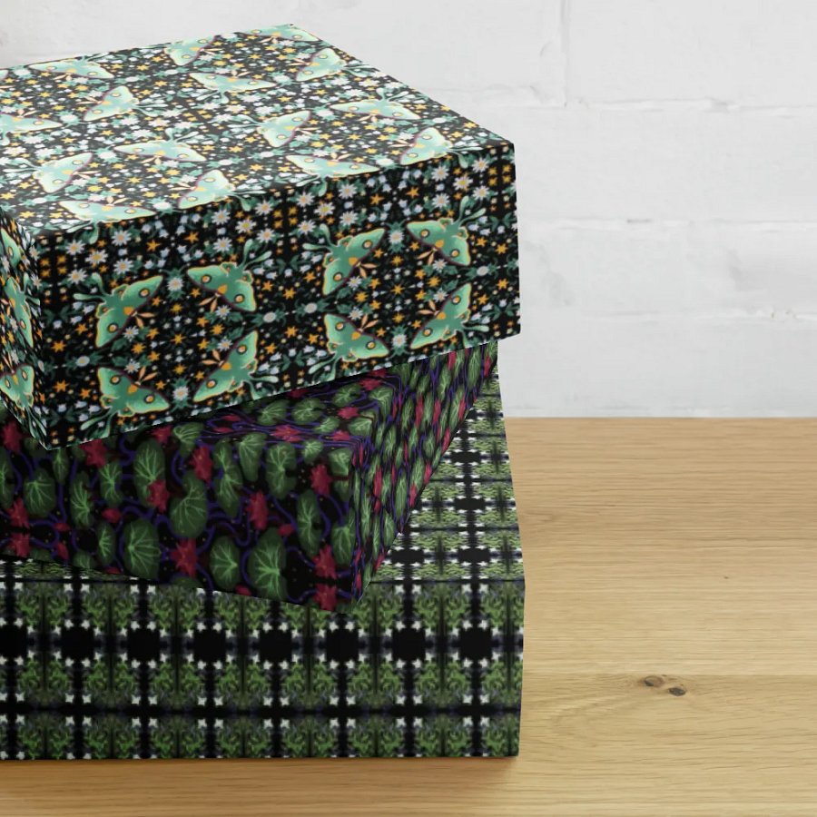 Starlit Garden - wrapping paper set product image (10)