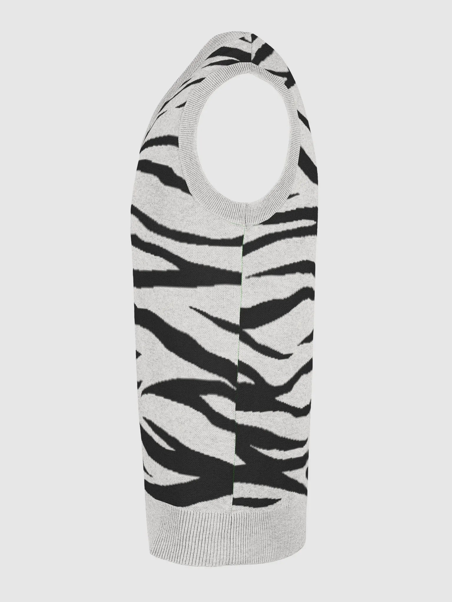 Kitsune knitted v-neck vest product image (26)
