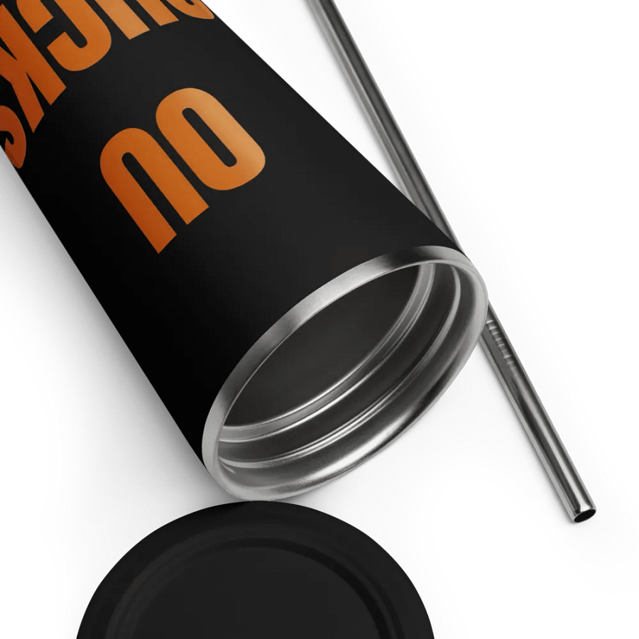 OU Sucks Bold Orange Insulated Tumbler product image (12)