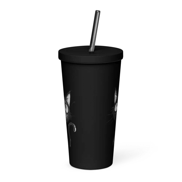 Black Kitty Insulated Tumbler product image (2)