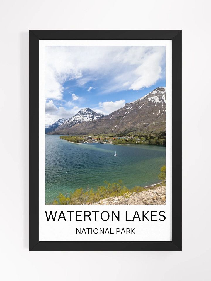 Waterton Lakes Matte Framed Poster product image (3)