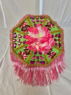 Custom Pink & Green Parade Umbrella product image (1)