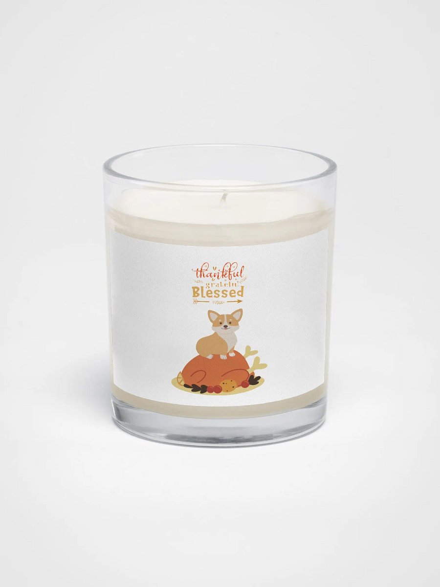 Grateful Paws Thanksgiving Corgi Soy Candle product image (1)