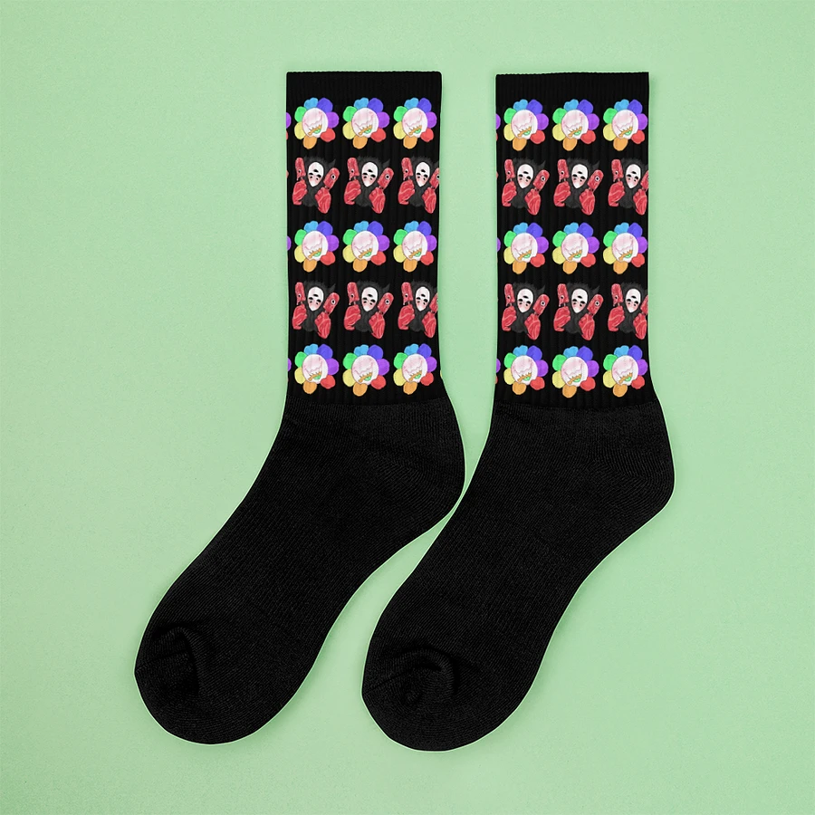 Black Flower and Visceral Socks product image (11)