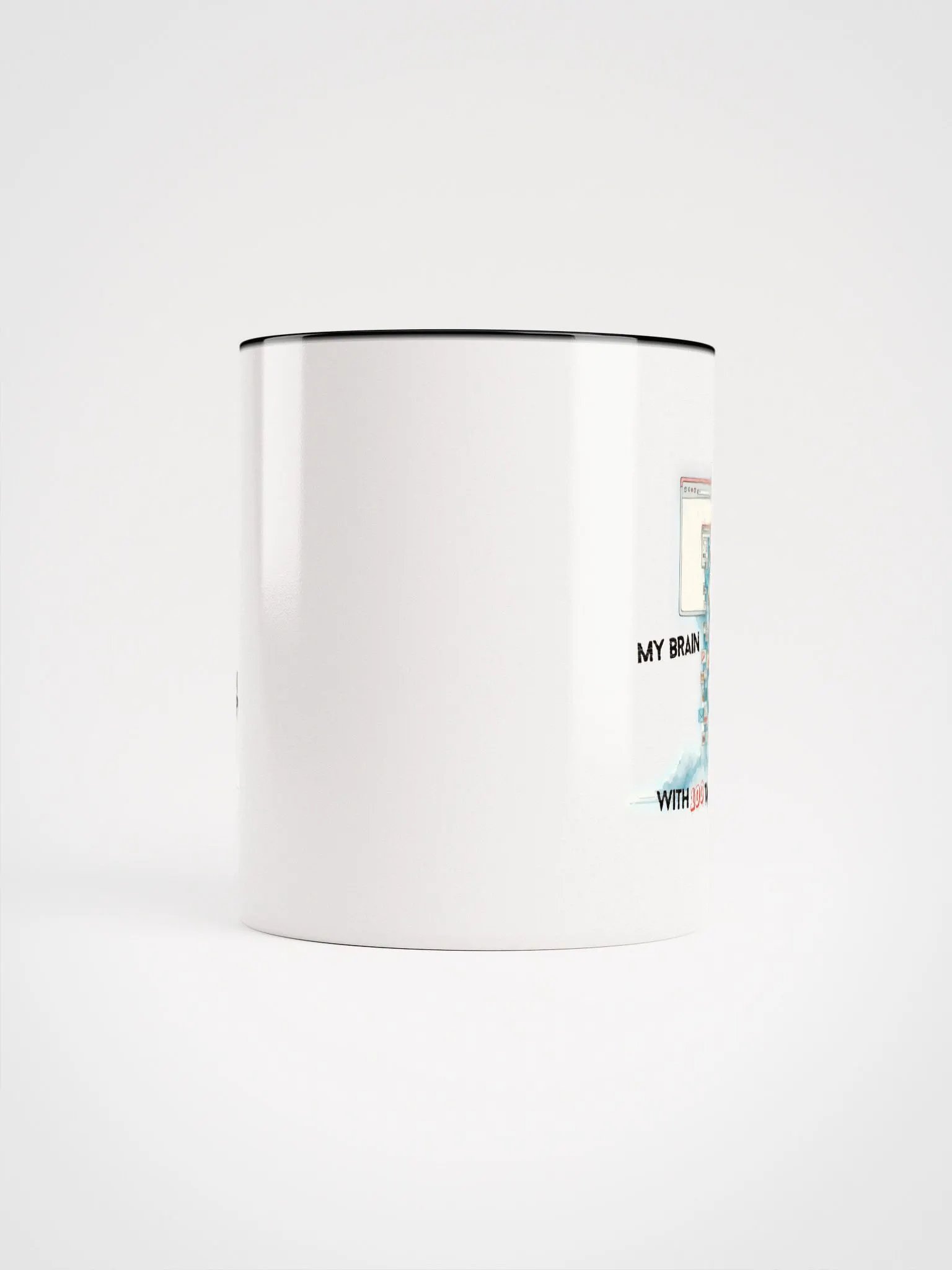 100 Tabs Open Ceramic Mug with Color Inside product image (64)