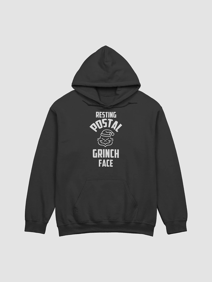 Resting Grinch Face Postal Worker Unisex Hoodie product image (5)