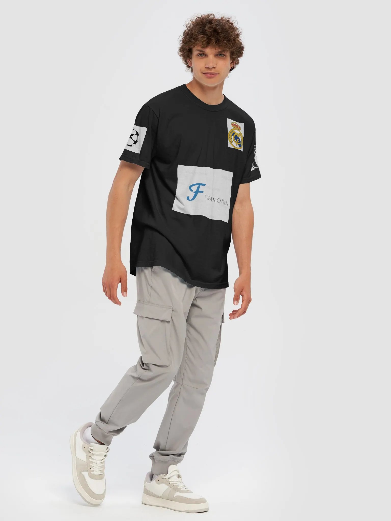 Sort real madrid trøje Ronaldo product image (4)