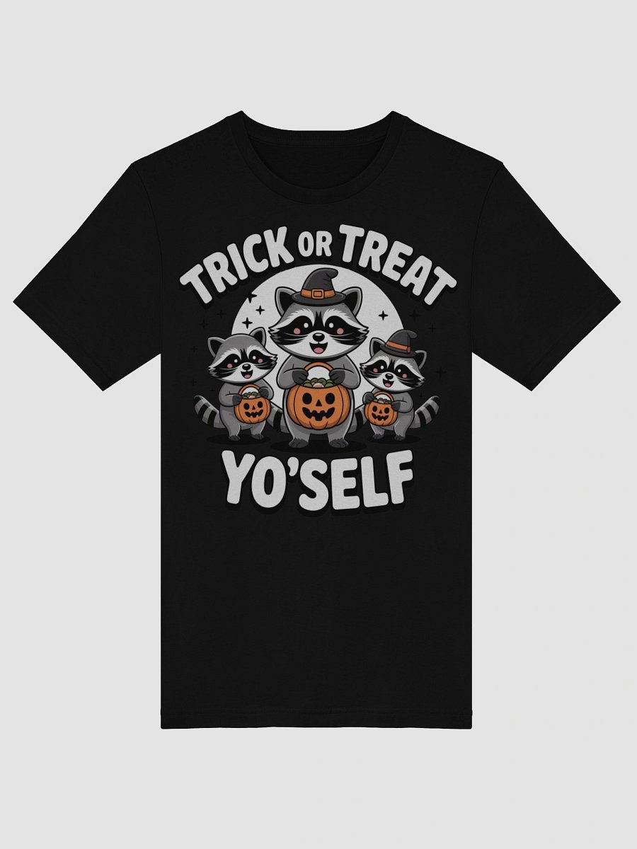 Witchy Raccoon Halloween T-Shirt product image (45)