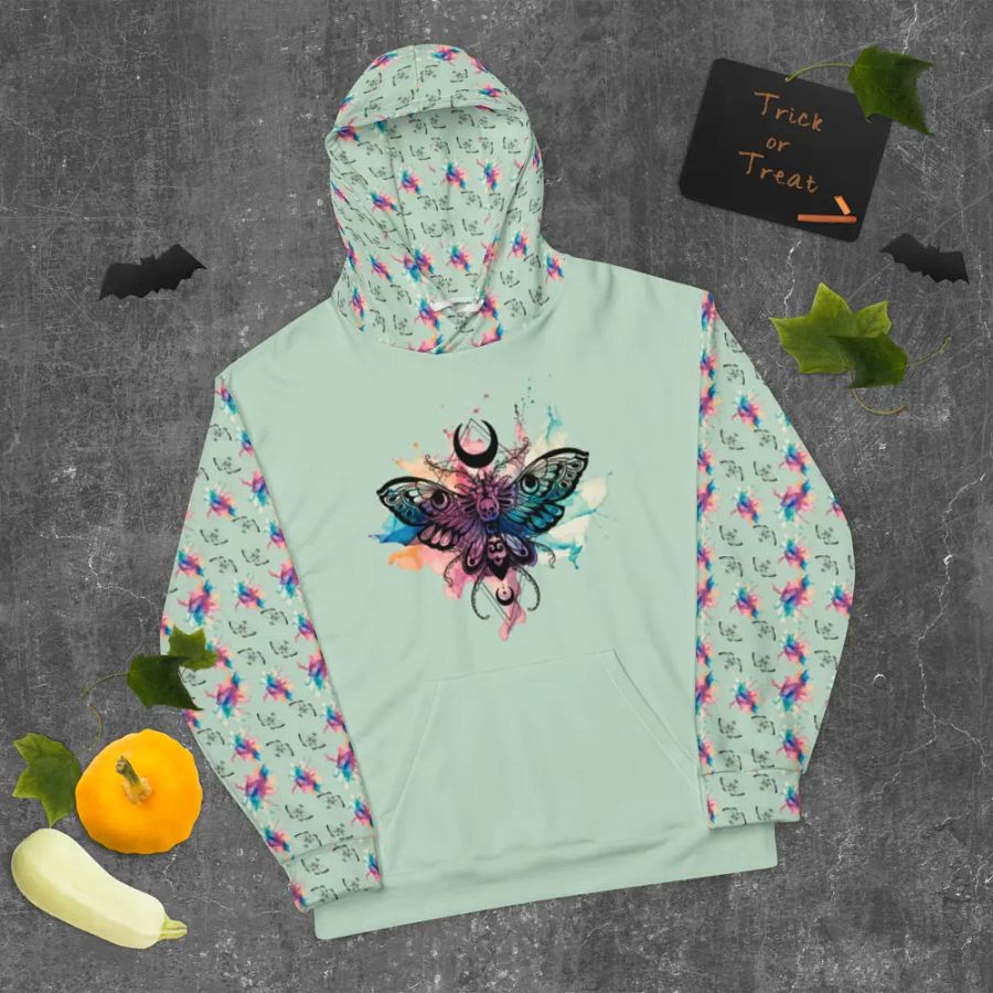 Mystical Skull Moth Hoodie product image (11)