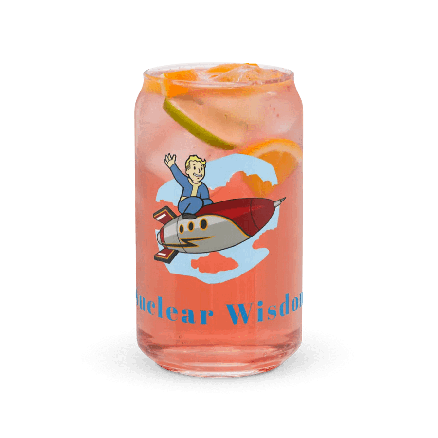Nuclear Wisdom Can Shaped Glass Cup product image (37)