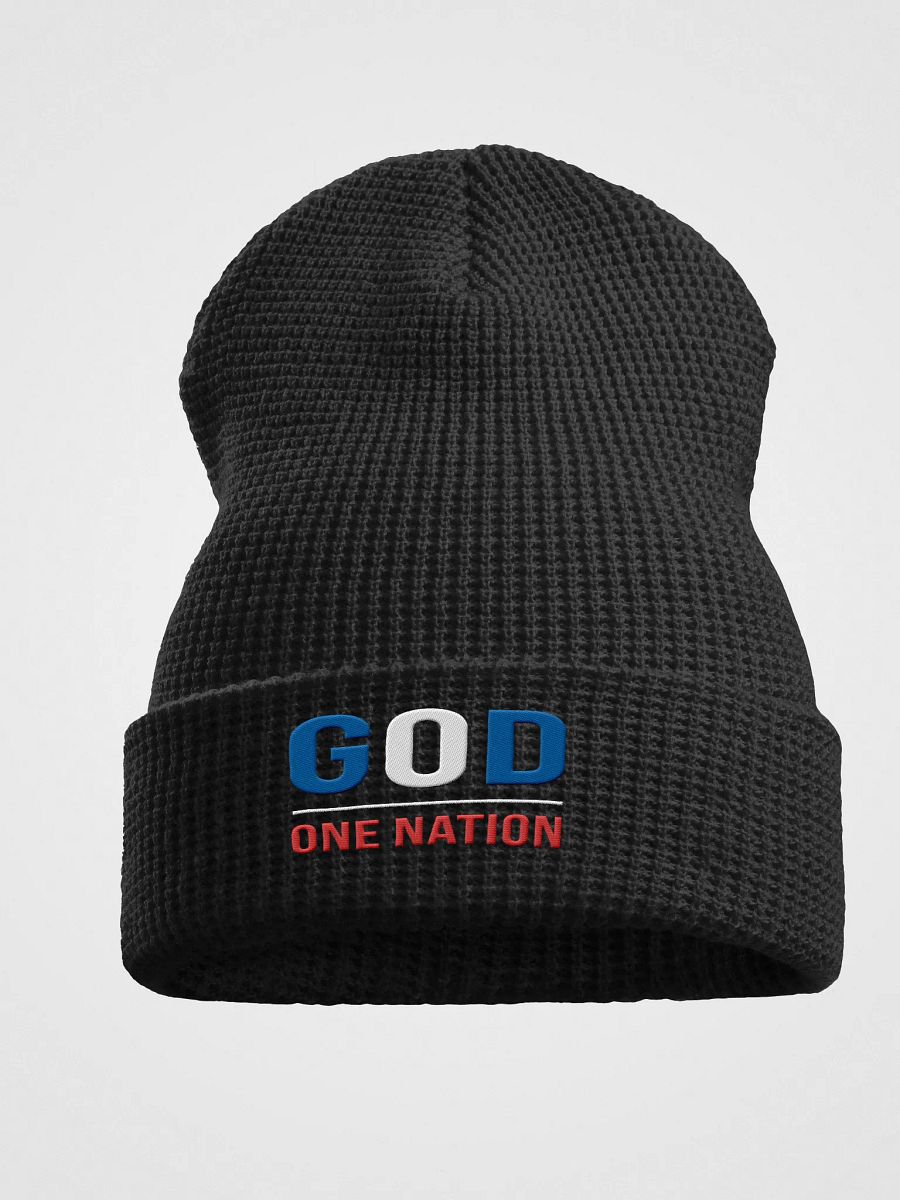 Patriotic Pride Waffle Knit Beanie product image (1)