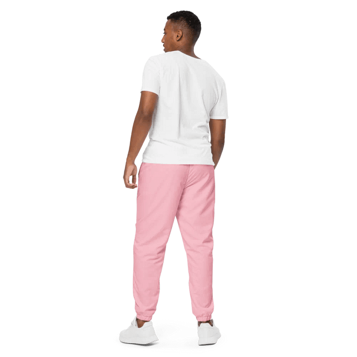 Plain Color Pink Track Pants product image (2)