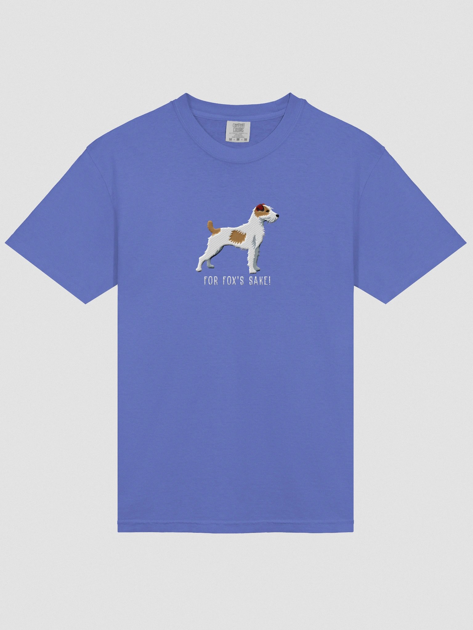 For Fox's Sake! T-Shirt(Embroidered) of a Parson Russell Terrier(Brown & White) product image (6)