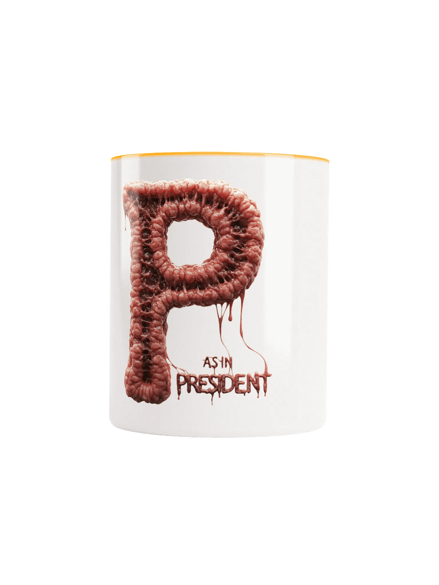 P as in president mug product image (55)