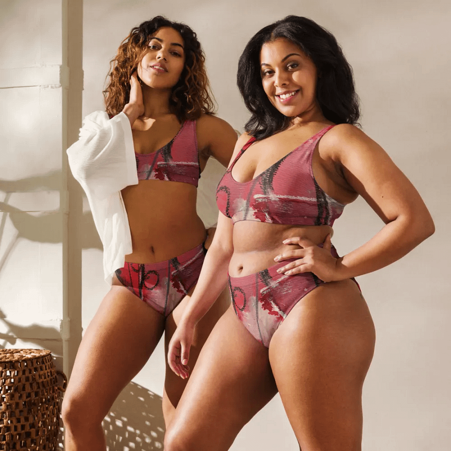 original artwork by b.reters printed on bikini product image (8)