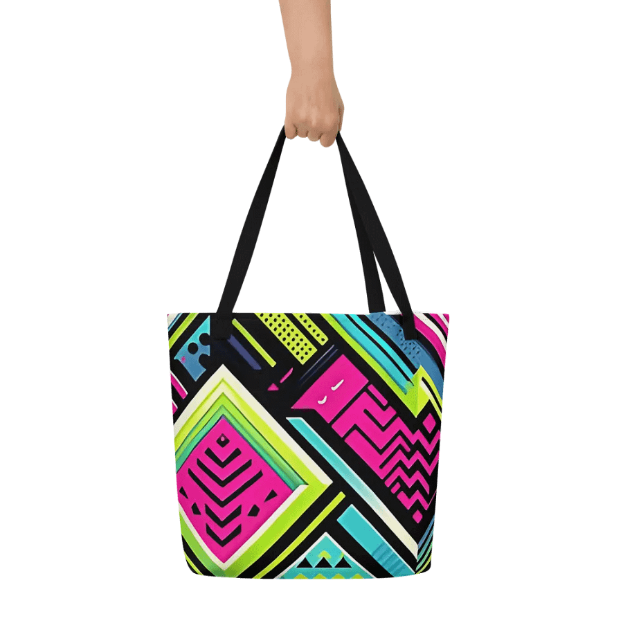 Neon Pop Art Tote Bag product image (7)