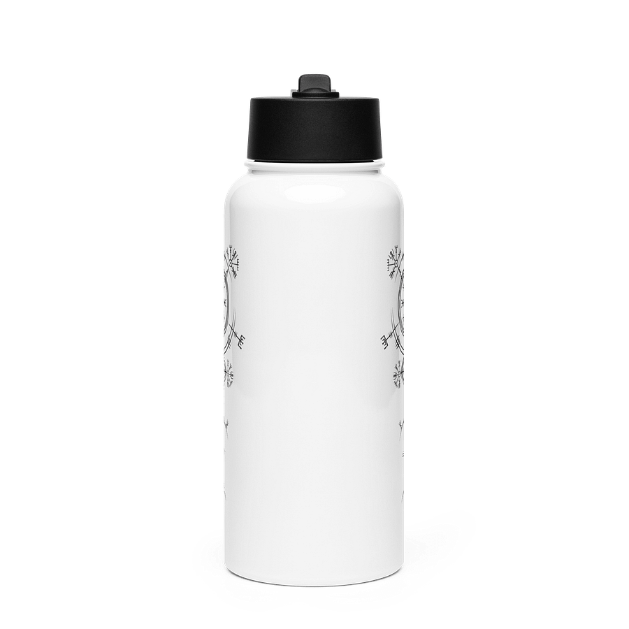 Forged In Valhalla: Ægishjálmur Sigil Steel Water Bottle product image (3)