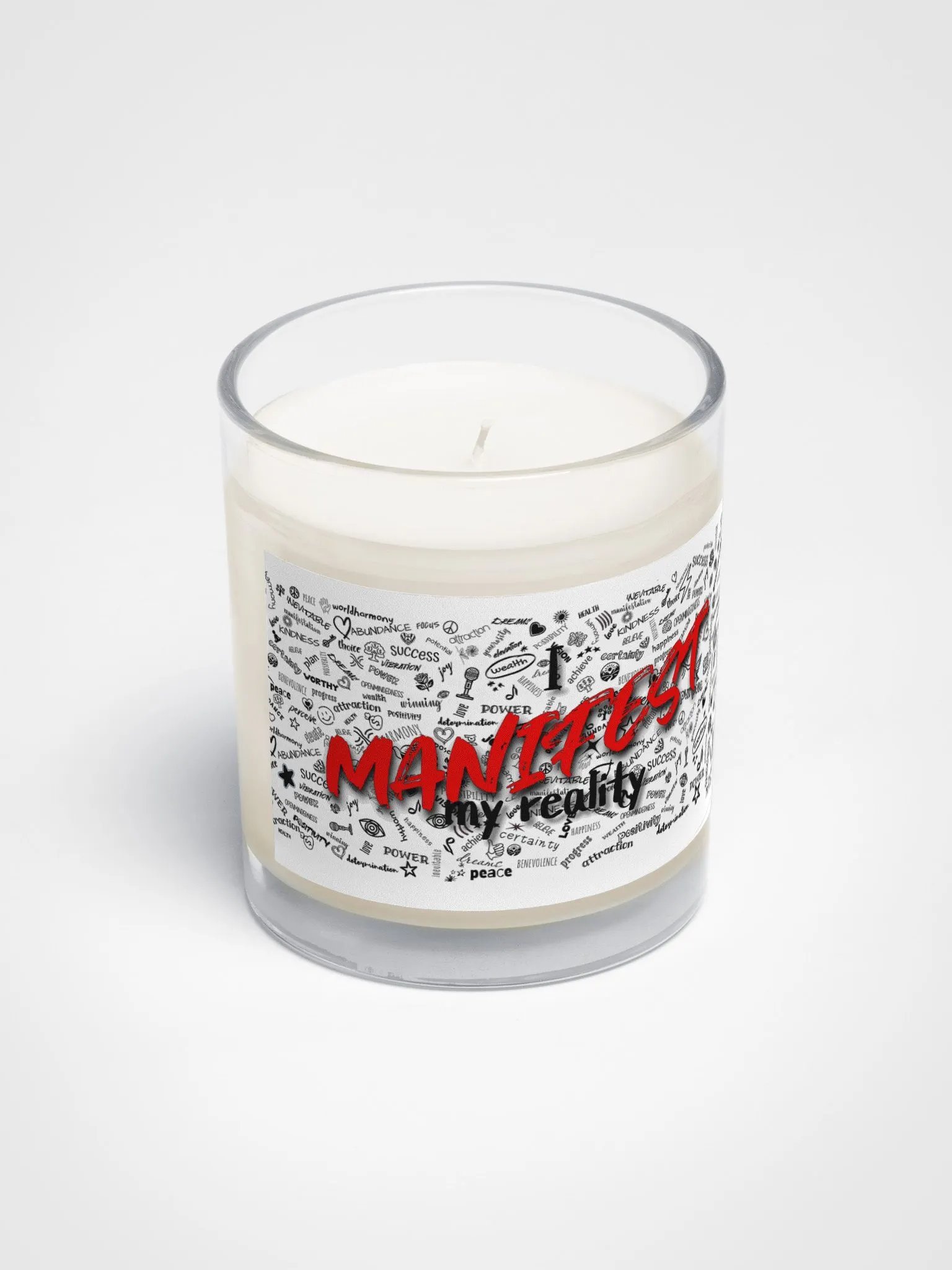 Manifestation Candle, Soy wax, Red product image (2)