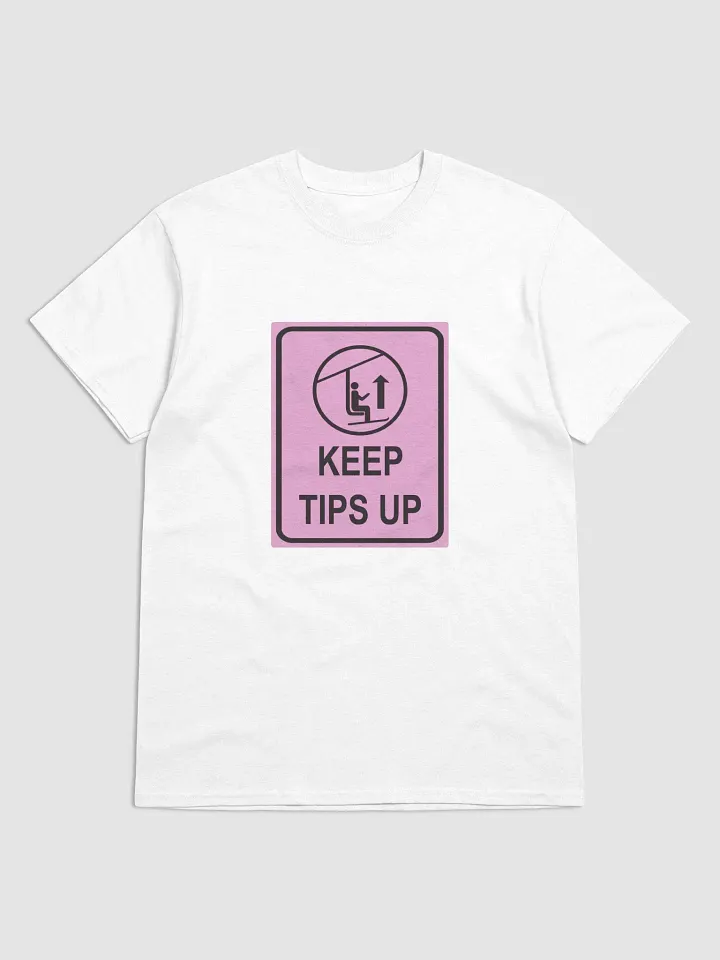 keep tips up (pink) - Gildan Heavyweight Tee [Unisex Sizing] product image (1)