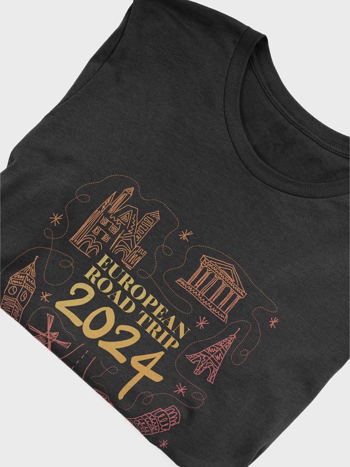 European Road Trip T-Shirt - Yellow Text product image (1)