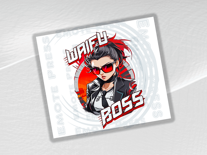 Waifu Boss 20 oz Skinny Stainless Steel Tumbler - Black - v1 product image (2)