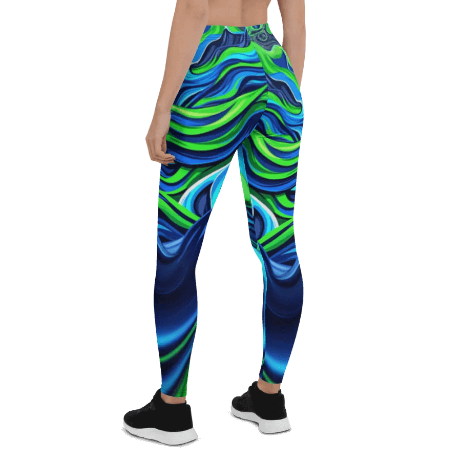 Aqua Swirl Allure Leggings product image (3)