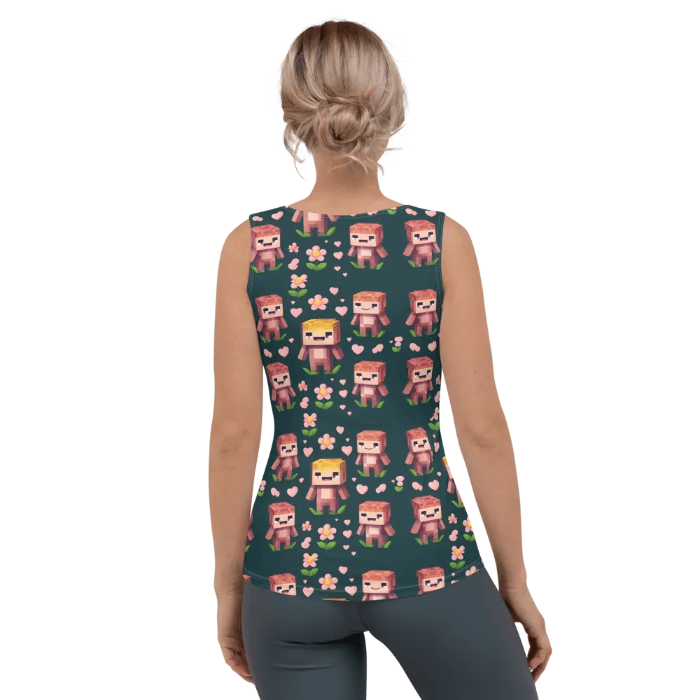 Pixelated Love Women's Tank Top product image (2)