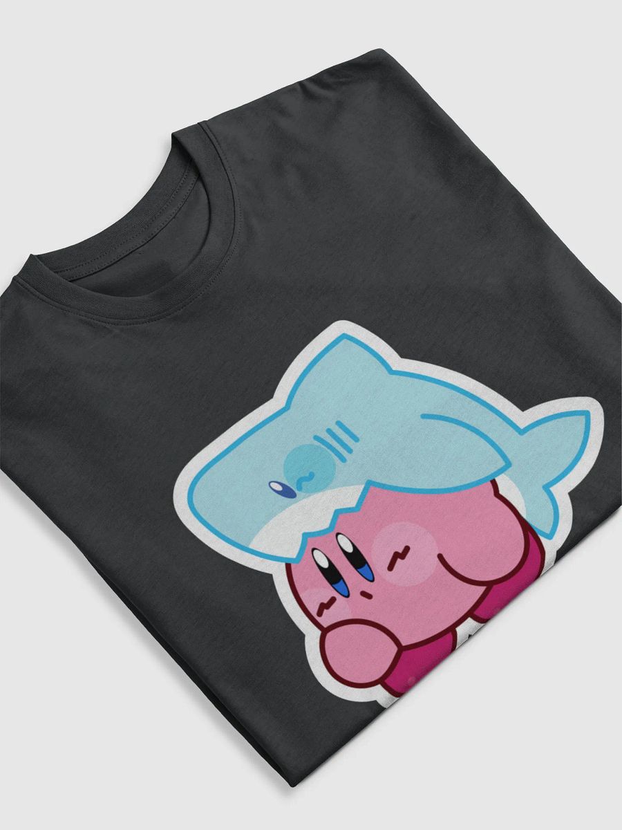 UNISEX KILLA_EMILY SHARK KIRBY EMOTE GREY TEE product image (5)