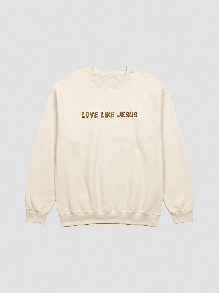 Love Like Jesus Embroidered Crewneck Sweatshirt product image (2)
