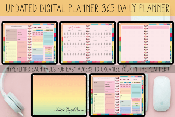 365 Day Planner | Goodnotes Ready | Clickable Links product image (1)