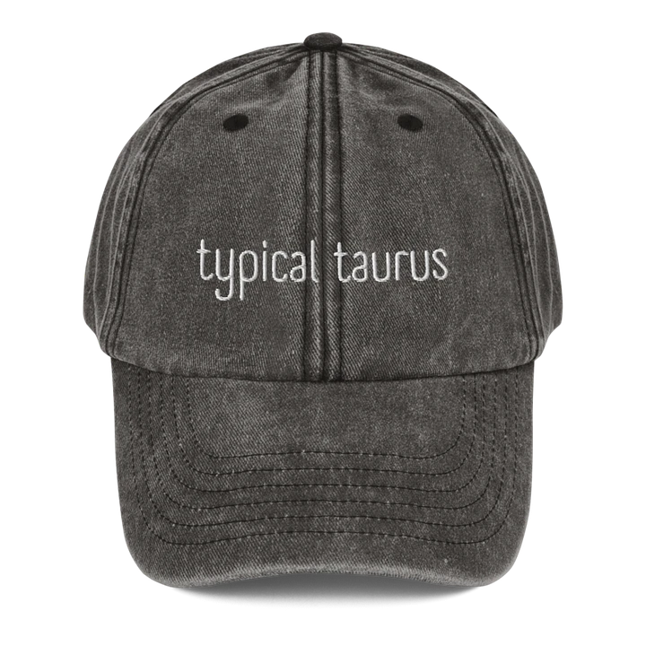 Typical Taurus Vintage Wash Dad Hat product image (1)