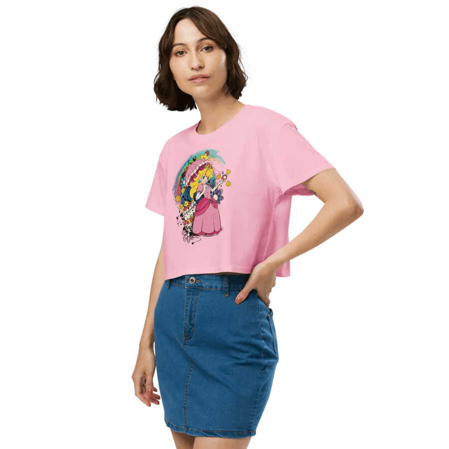 Princess Peach by StephyJ Crop Top product image (15)
