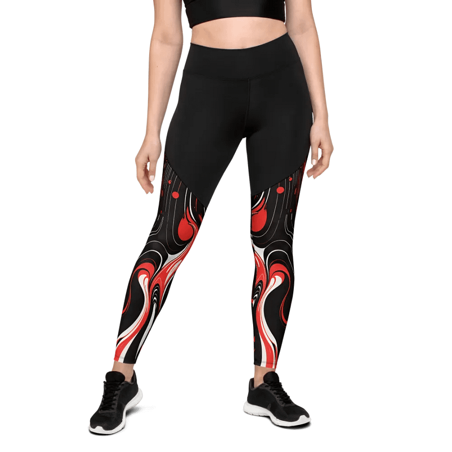 Dynamic Swirl - All-Over Sports Leggings product image (9)