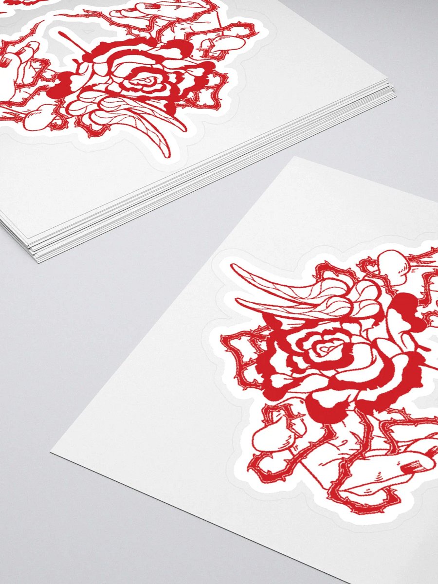 DEAD RXSE - Kiss Cut White Stickers product image (4)