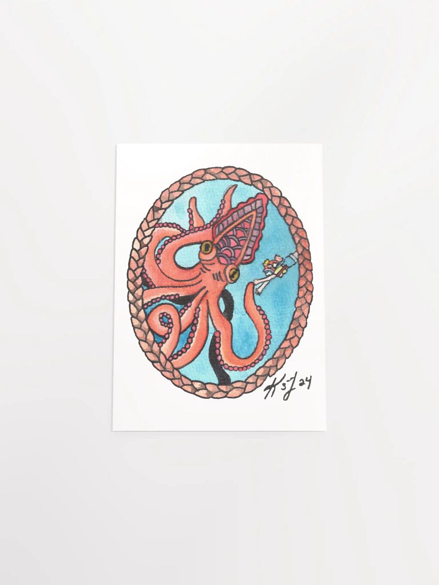 Kel and Kraken Print product image (32)