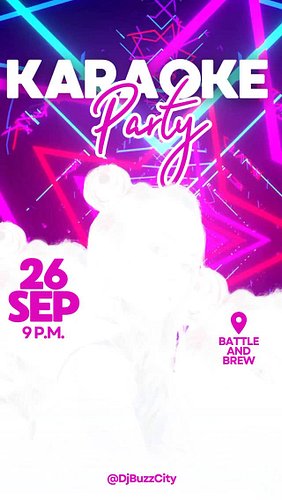 Join us this Friday for some unforgettable performances and maybe a few off key surprises!😉 Next 3 Steps: 1)Gather your squad...