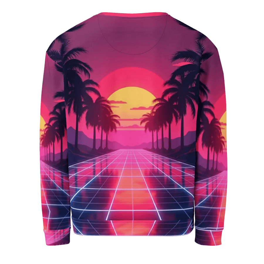 Neon Sunset Dreams Unisex Sweatshirt product image (7)