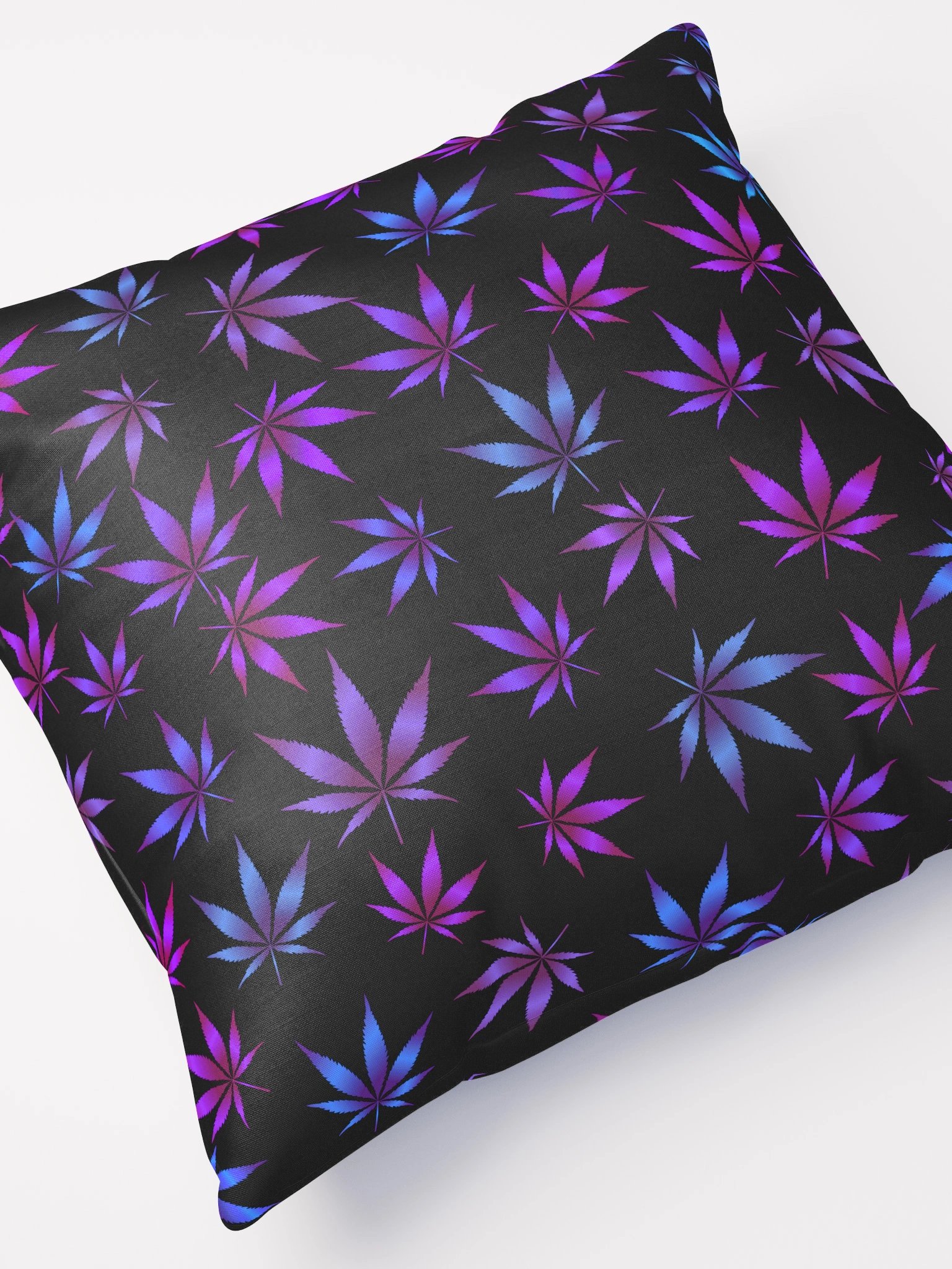 Classy Colors Cannabis Marijuana Leaf Pattern Design Pillow product image (2)