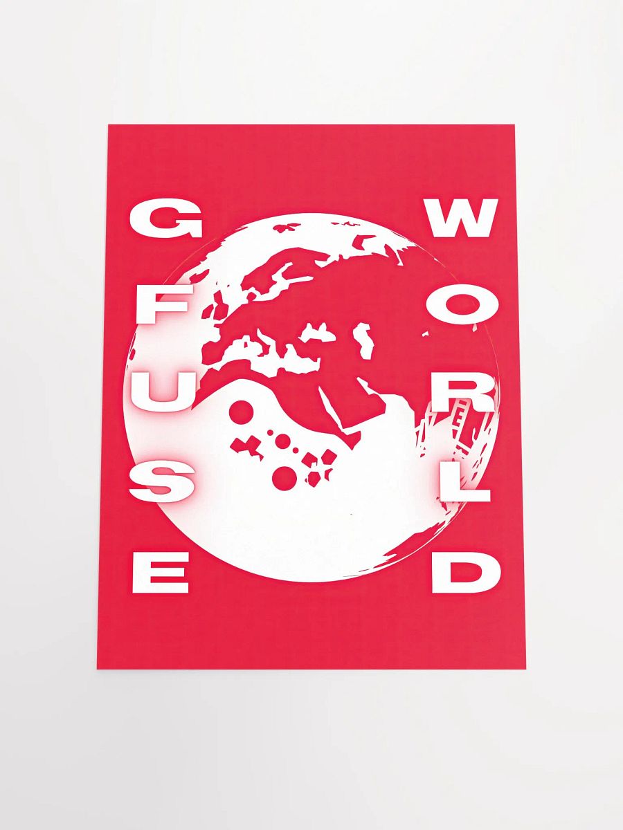 GFuse World Poster | Red product image (4)