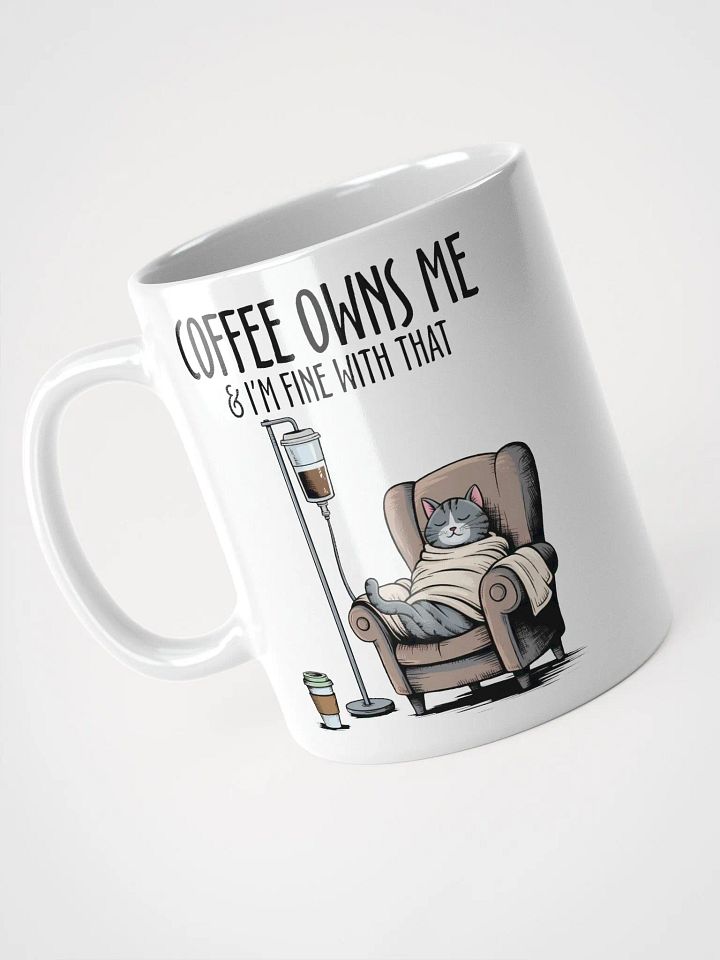 Cozy Cat Coffee Owns Me Mug product image (2)