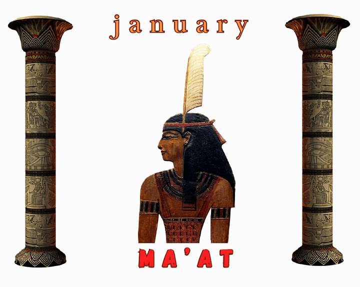 12 Months Wall Calendar 2025- Gods of Egypt - Best for Printing product image (2)