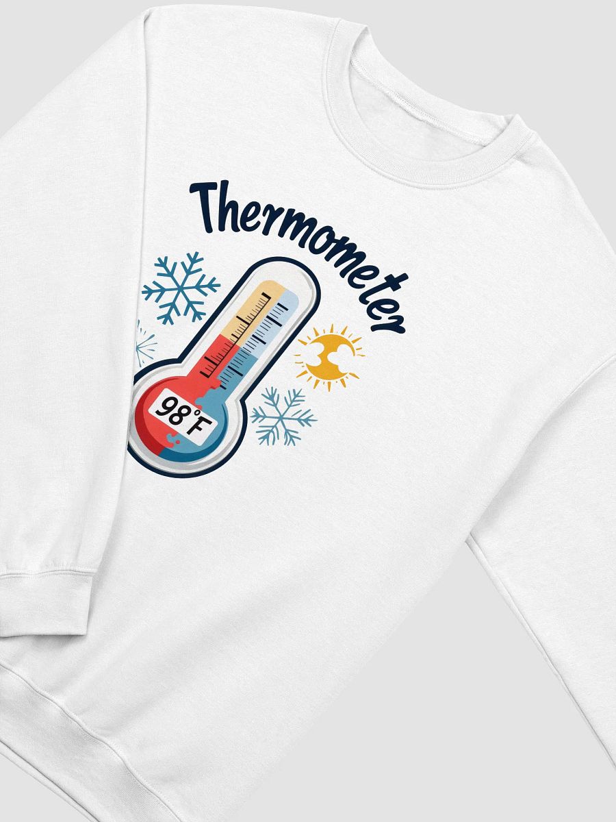 Weather Graphic Thermometer Crewneck Sweatshirt product image (10)
