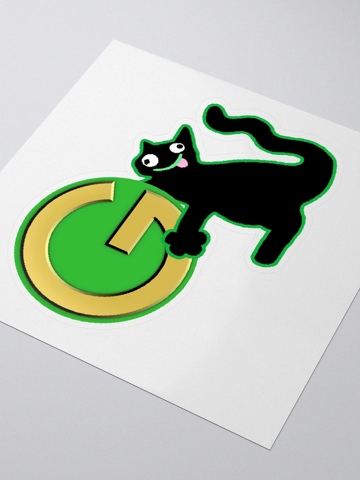 Derpcat Logo Sticker product image (1)